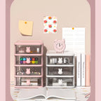 Small Plastic Drawer Organizer for Desk Storage