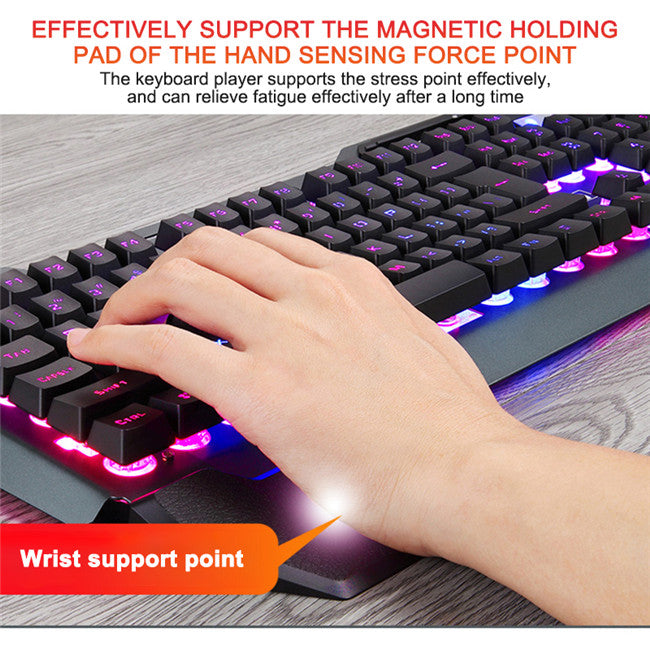Clavier Mécanique Ergonomique avec Rétroéclairage RGB