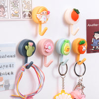 Cute Animal Wall Hooks for Keychain and Towel Organizer