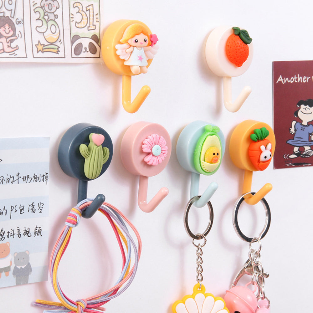 Cute Animal Wall Hooks for Keychain and Towel Organizer
