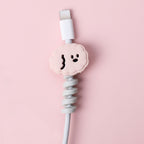 Cartoon Spiral USB Cable Protector and Organizer Bobbin