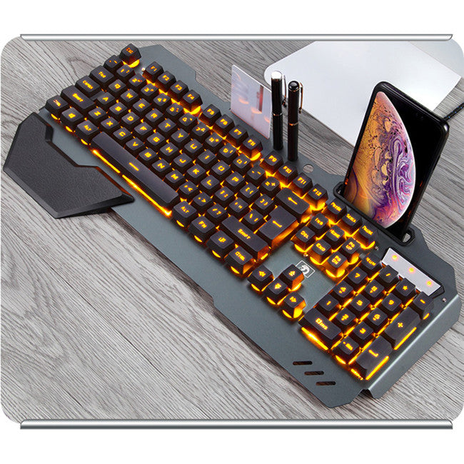 Clavier Mécanique Ergonomique avec Rétroéclairage RGB