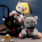Dark Emotion Cat Plush Toy - Anime Cartoon Figure