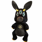Dark Themed Plush Toy Black Elephant & Cartoon Figures