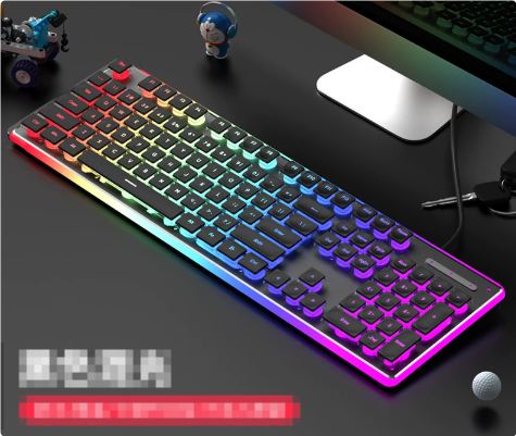 Clavier Mécanique Ergonomique avec Rétroéclairage RGB