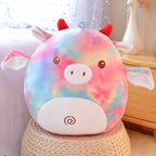 Cute Bat Cow Plush Pillow Doll - Soft Birthday Gift
