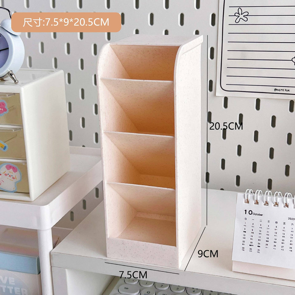 Korean Cute Desktop Storage Organizer with Four Slots
