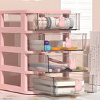 Small Plastic Drawer Organizer for Desk Storage