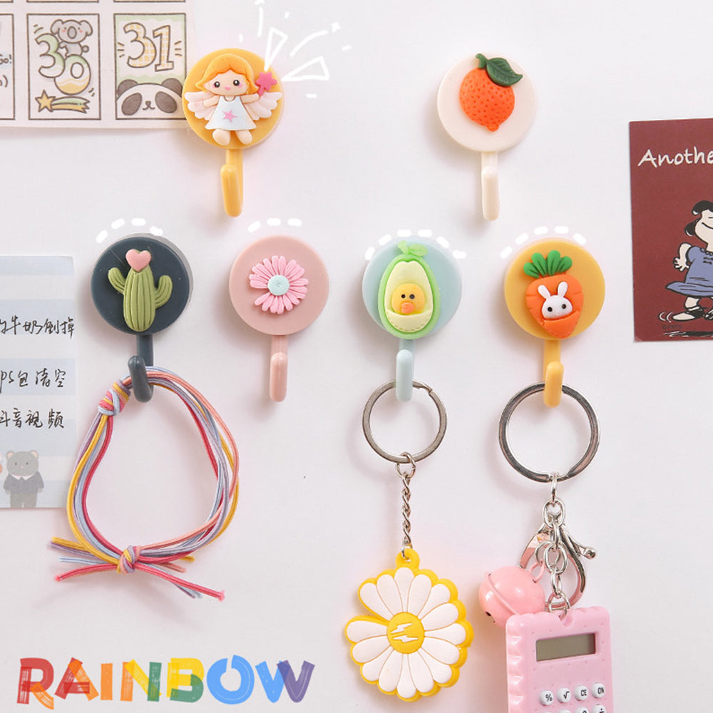 Cute Animal Wall Hooks for Keychain and Towel Organizer