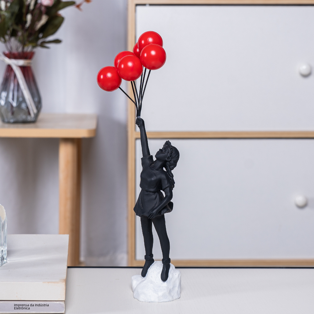 Banksy Balloon Girl Resin Decor for Home & Office