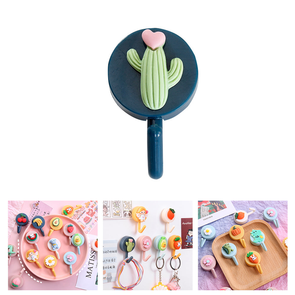 Cute Animal Wall Hooks for Keychain and Towel Organizer