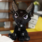 Dark Themed Plush Toy Black Elephant & Cartoon Figures