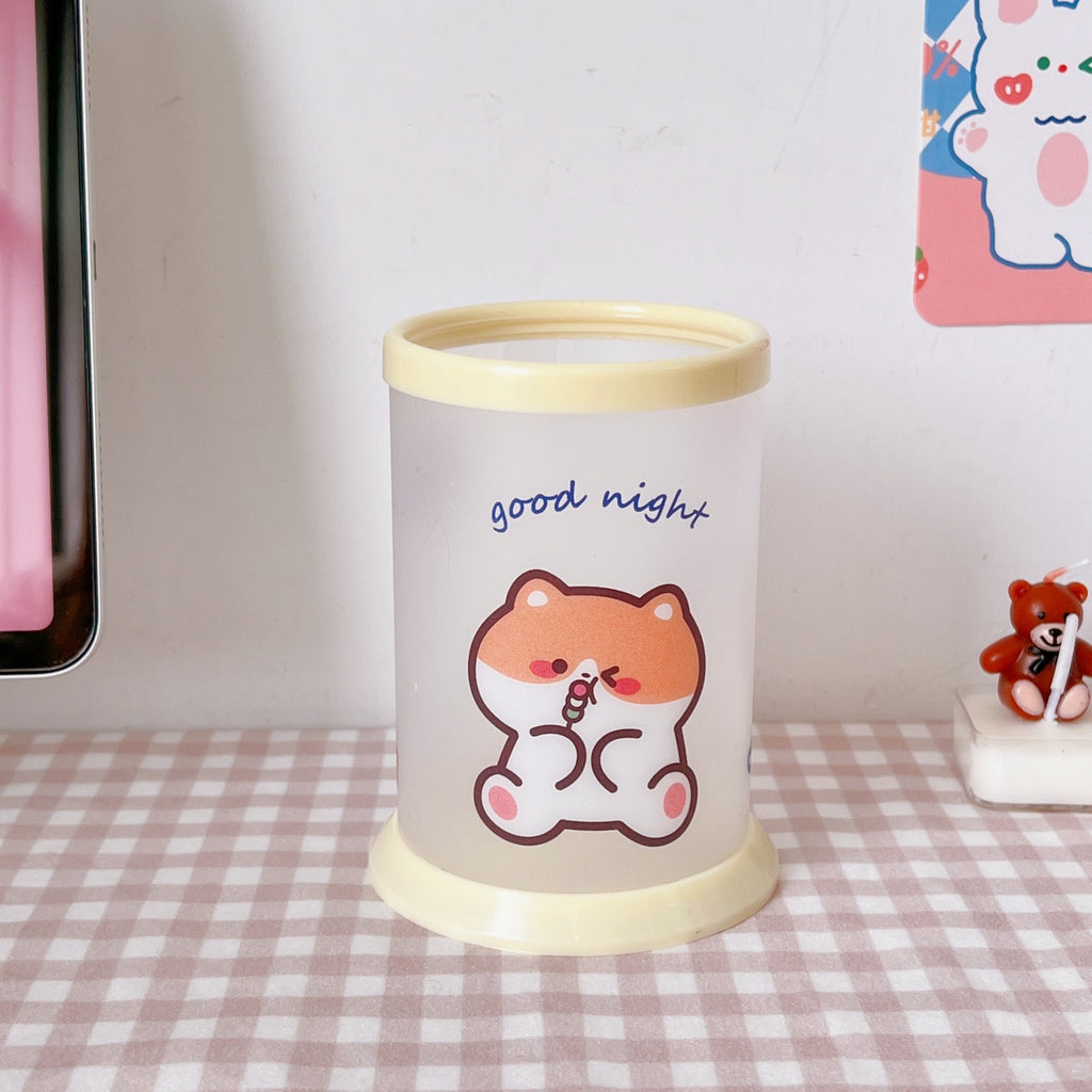 Korean Cute Desktop Storage Organizer with Four Slots