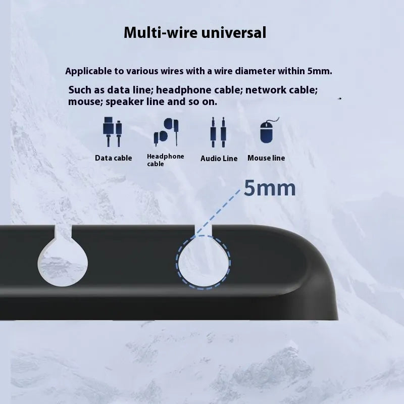 Multi-Slot Desktop Cable Organizer