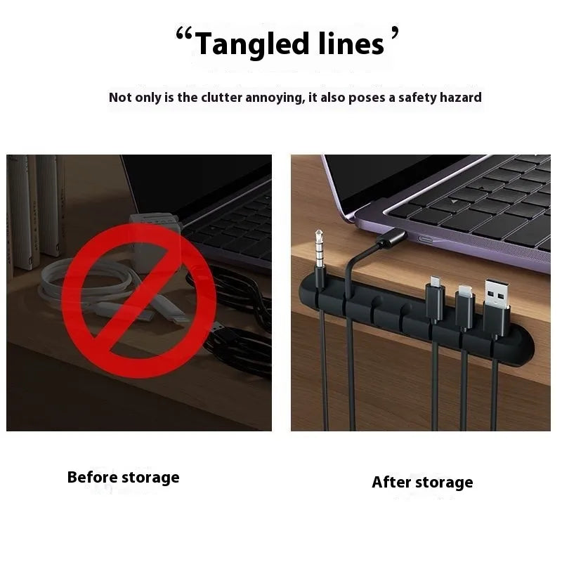 Multi-Slot Desktop Cable Organizer