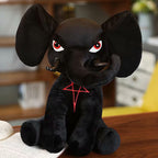 Dark Themed Plush Toy Black Elephant & Cartoon Figures