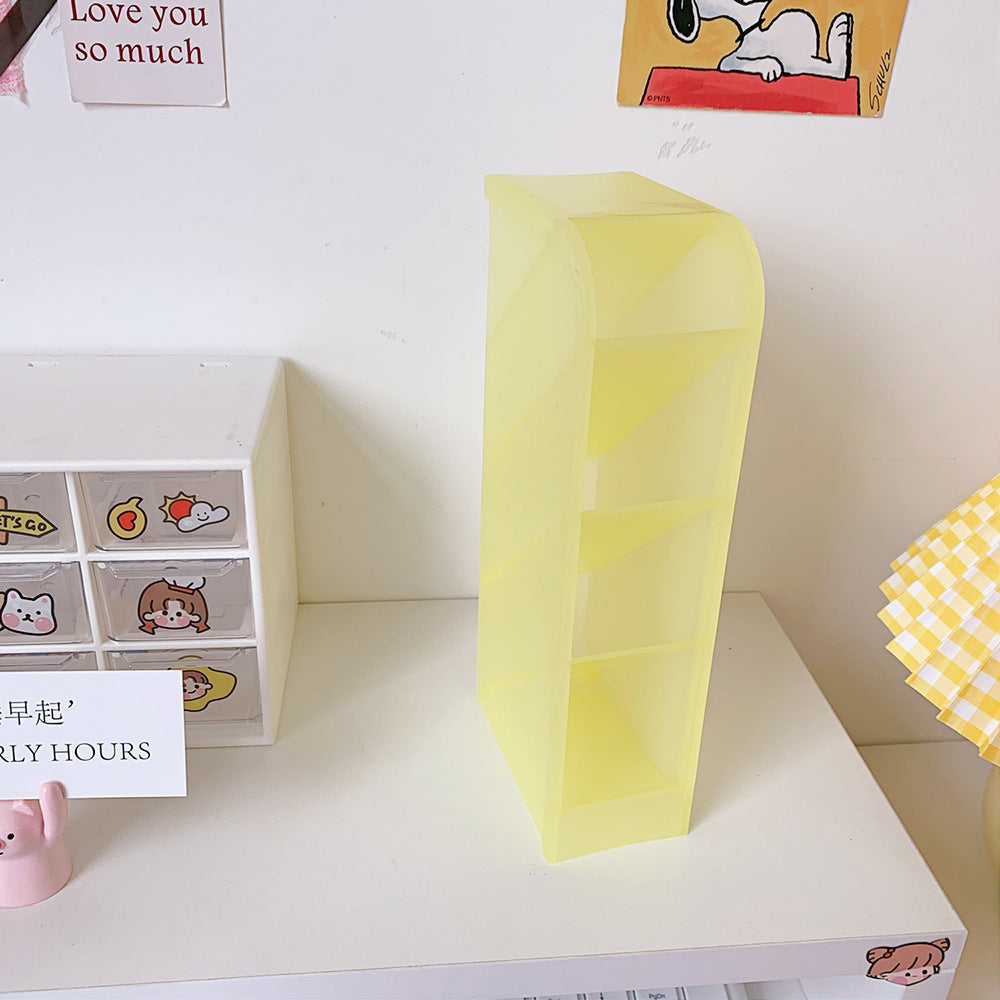 Korean Cute Desktop Storage Organizer with Four Slots